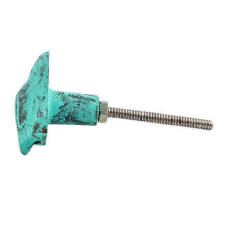 Sea Green Bird Metal Drawer Knobs